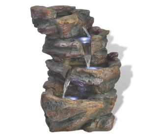Notranja Fontana z LED Osvetlitvijo Poli-resin