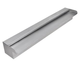 Pravokotna fontana za bazen slap nerjaveče jeklo 60 cm