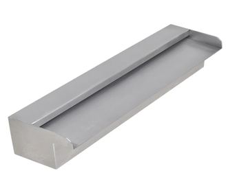 Pravokutna vodopadna fontana za bazen od nehrđajućeg čelika 45 cm