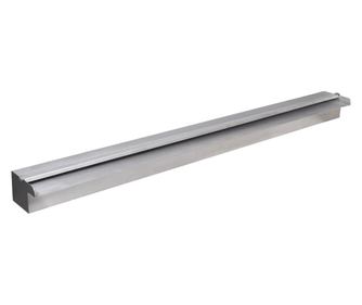 Pravokotna fontana za bazen LED slap nerjaveče jeklo 90 cm