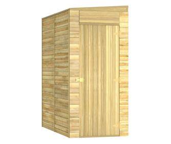 Vrtna skladiščna lopa 100x210x218 cm impregnirana borovina