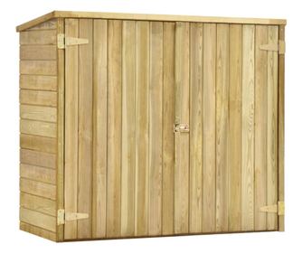 Vrtna lopa za orodje 135x60x123 cm impregnirana borovina