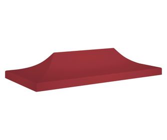 burgundi vörös tető partisátorhoz 6 x 3 m 270 g/m²