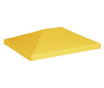 Покрив за шатра, 270 г/м², 4x3 м, жълт