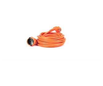Prelungitor  fisa-priza 20 m, orange, 3X1.5 mmp, cu impamantare si protectie impotriva folosirii accidentale de catre copii
