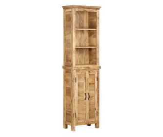 Könyvespolc, 50 x 30 x 180 cm, tömör mangófa