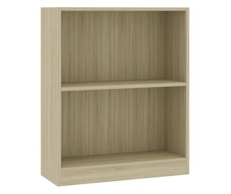 Етажерка за книги, дъб сонома, 60x24x74 см, ПДЧ