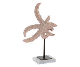 Декоративна фигурка DKD Home Decor Звезда Смола Мрамор (20 x 8 x 31 cm)