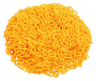 Opozorilna veriga rumena 100 m Ø6 mm plastika
