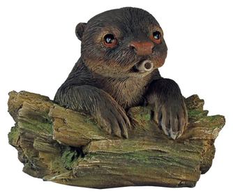 442057 Floating Spitter Garden Fountain Otter