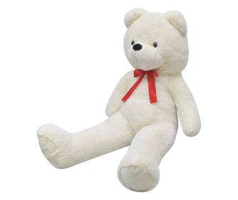 XXL plišasti medved bele barve 85 cm