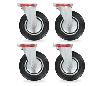 Gibljiva kolesa 4 kosi 200 mm