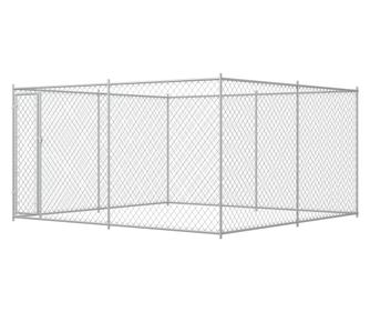Vanjski kavez za pse 383 x 383 x 185 cm