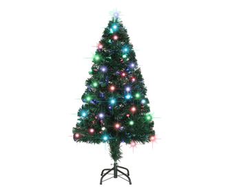 Umjetno božićno drvce s postoljem/LED 120 cm optička vlakna