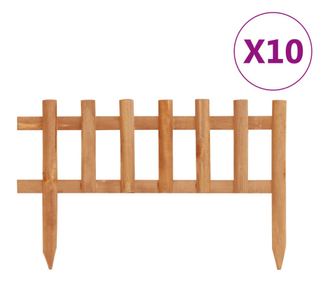 Ниски огради за лехи, 10 бр, чам, 4,4 м