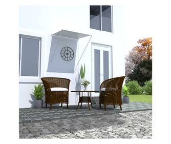 Visszahzhat krmszn napellenz, 100 x 150 cm