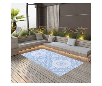 Vanjski tepih, plavi, 160x230 cm, PP