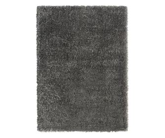 Меко килимче с дълъг косъм, антрацит, 120x170 см, 50 мм
