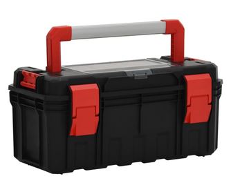 Cutie de scule, negru si rosu, 55x28x26,5 cm