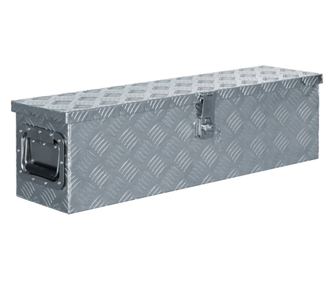 Hliníkový box 80,5 x 22 x 22 cm stříbrný