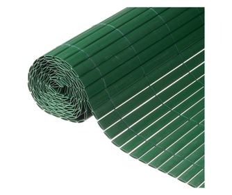 Oboustranná zahradní clona PVC 1,5 x 3 m zelená