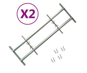 Podesive sigurnosne rešetke za prozore 2 kom 700 - 1050 mm