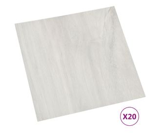 20 db krémszínű öntapadó PVC padlólap 1,86 m²