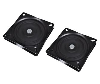 Vrtljiva konzola za stol za čoln 2 kosa 160x160x2,5 mm