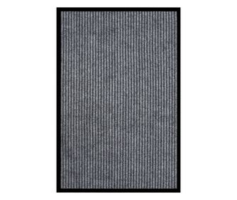 Otirač, sivi s prugama, 80x120 cm