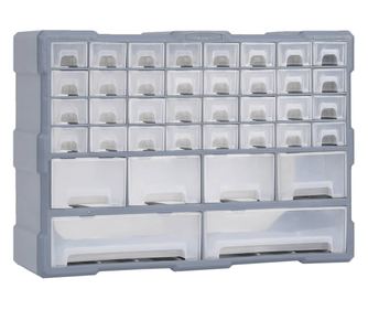 Organizér se 40 zásuvkami 52 x 16 x 37,5 cm