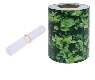 Panou de intimitate gradina, verde, 70 x 0,19 m, PVC