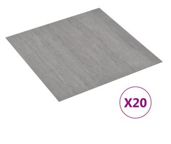 20 db szürke pontozott öntapadó PVC padlólap 1,86 m²