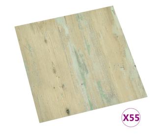 55 db világosbarna öntapadó PVC padlólap 5,11 m²