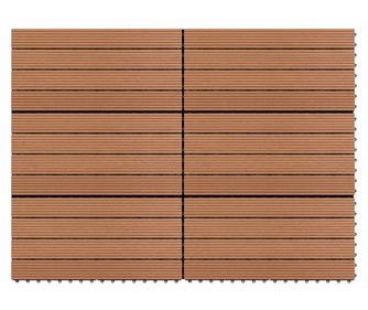 6 darab barna WPC csempe 60 x 30 cm 1 m²