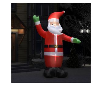 Napuhavajući Djed Mraz s LED svjetlima IP44 3 m