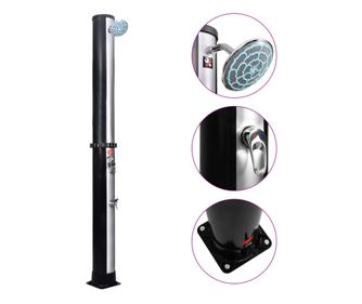 Dus solar de exterior cu cap de dus si robinet, 40 L