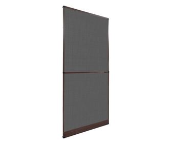 Komarnik za vrata 100x215 cm rjav