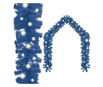 Ghirlanda de Craciun cu becuri LED, albastru, 5 m