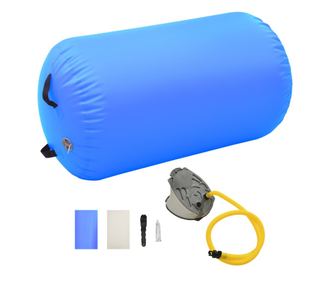 Надуваем гимнастически дюшек с помпа 100x60 см PVC син