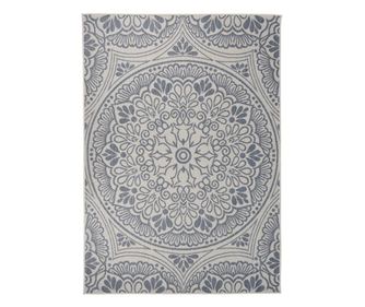 Vanjski tepih, plavi model, 140x200 cm, ravna tkanina