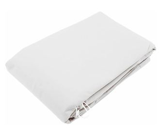 Zimska koprena z zadrgo 70 g/m² bela 2,5x2,5x3 m