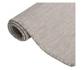 Vanjski tepih, sivo taupe, 120x170 cm, ravno tkanje