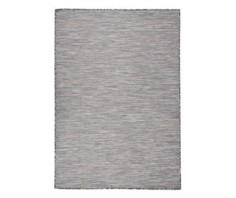 Covor de exterior, maro si negru, 160x230 cm, tesatura plata
