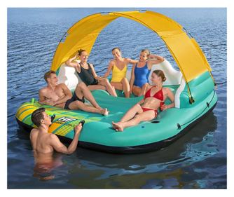 Bestway Sunny Lounge 5 személyes felfújható sziget 291x265x83 cm