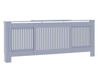szürke MDF radiátorburkolat 205 cm
