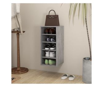 Ciptart, beton szrke, 31,5x35x70 cm, laminlt fa