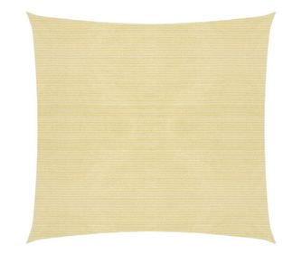 Jedro za zaštitu od sunca 160 g/m² bež 5 x 5 m HDPE