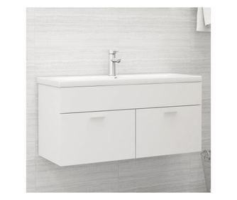 Mosogató alatti szekrény, fehér, 100x38,5x46 cm, laminált forgácslap