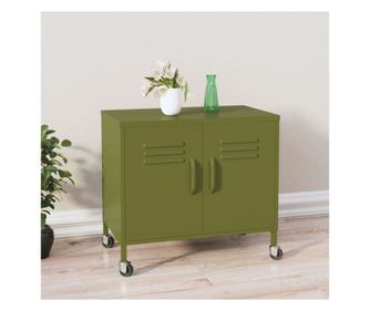 Ντουλάπι Αποθήκευσης, Λαδί, 60x35x49 εκ., Ατσάλι