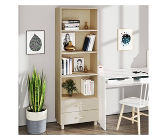 Mzbarna magas szekrny, 60x35x180 cm, tmr fenyfa